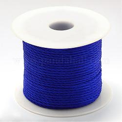 Nylon Thread, Blue, 3.0mm, about 27.34 yards(25m)/roll