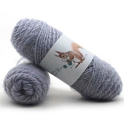 75gのポリエステル糸  リスモヘア糸  冬のセーター帽子スカーフ用のかぎ針編み糸  ゲインボロ  3mm