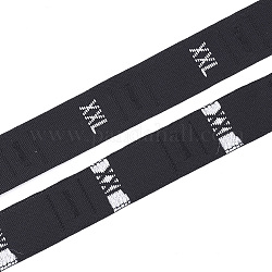 衣類サイズラベル（xxl）  ミシンバンド  服飾材料  サイズタグ  ブラック  12.5mm  約10000個/袋