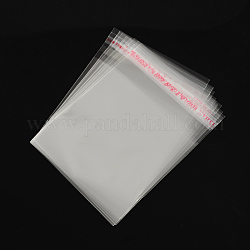 セロハンのOPP袋  小さなジュエリー収納袋  粘着シールバッグ  長方形  透明  10x8cm  一方的な厚さ：0.035mm  インナー対策：7.5x8のCM