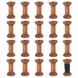 Benecreat 20 pezzo di bobine vuote in legno antico, 1.57