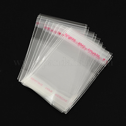 セロハンのOPP袋  小さなジュエリー収納袋  粘着シールバッグ  長方形  透明  6x4cm  一方的な厚さ：0.035mm  インナー対策：3x4のCM