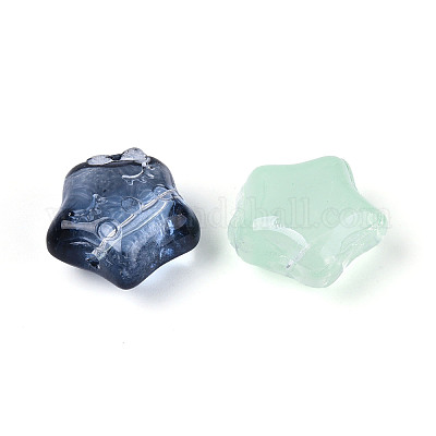 Backfarbe transparente Glasperlen&nbsp;DGLA-T004-41M-1