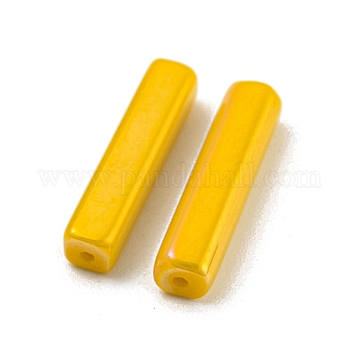 Perline di vetro palccato&nbsp;GLAA-D024-01B-1
