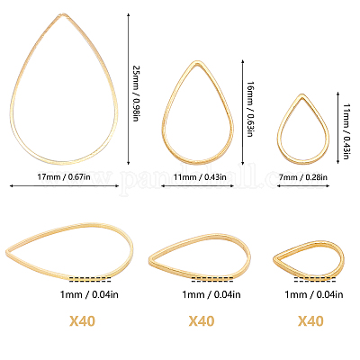 Messing Verbinderring&nbsp;KK-SC0001-23G-1