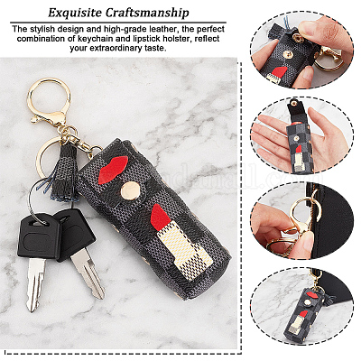 Shop WADORN 2pcs Chapstick Keychain Holder for Jewelry Making - PandaHall  Selected