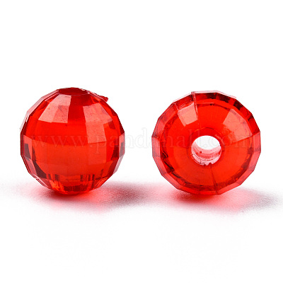 Transparent comme des perles en plastique&nbsp;MACR-T044-01-1