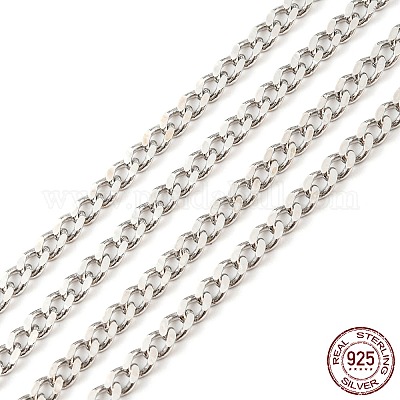 Rhodium plated sterling deals silver chain wholesale