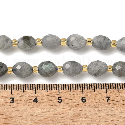 Natur Labradorit Perlen Stränge&nbsp;G-F809-A47-01-1