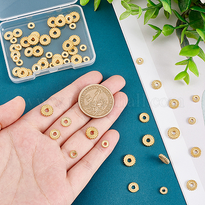 Shop PH PandaHall 60PCS 18k Gold Brass Spacers Beads for Jewelry Making -  PandaHall Selected