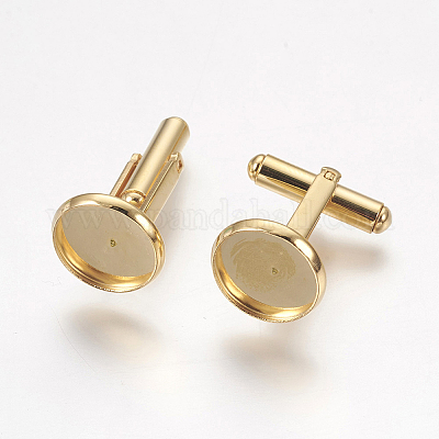 Manschettenknöpfe aus Edelstahl 304&nbsp;STAS-G187-23G-12mm-1