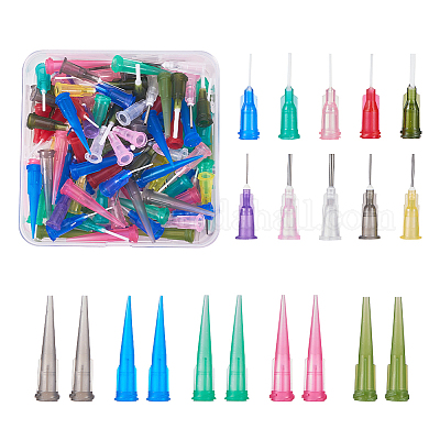 Shop BENECREAT 100PCS 1 Inch 10 Different Gauge Blunt Tip Syringe Needles  Dispensing Needle with 201 Stainless Steel Pin for Refilling E-Liquid Inks  and Syringes for Jewelry Making - PandaHall Selected