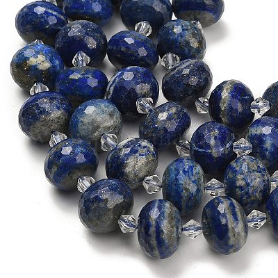 Natürlicher Lapislazuli Perlenstränge&nbsp;G-L642-I04-18x13mm-1