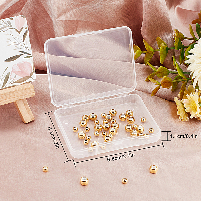 Wholesale Beebeecraft 40Pcs 6mm 4mm Stopper Beads 18K Gold Plated Slider  Beads Insert Rubber Stopper Positioning Spacer Beads for DIY Jewelry Making  