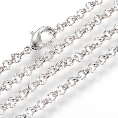 Wholesale Iron Rolo Chains Necklace 