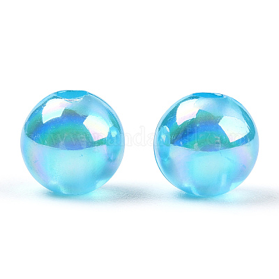 Perles en acrylique transparente&nbsp;MACR-T046-01C-09-1