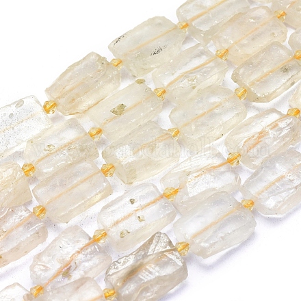 Granos de cristal de cuarzo natural hebras G-L552Q-05-1