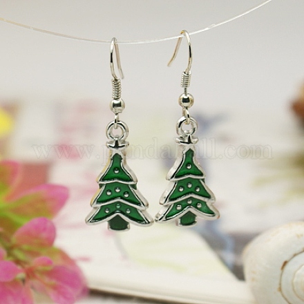 Fashion Earrings for Christmas EJEW-JE00393-01-1