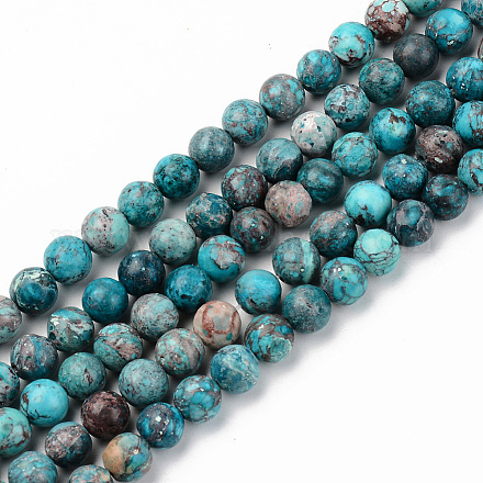 Natural American Turquoise Beads Strands X-G-S369-001B-B04-1