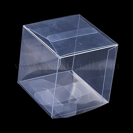 Квадратная прозрачная пластиковая коробка из пвх подарочная упаковка CON-F013-01K-1