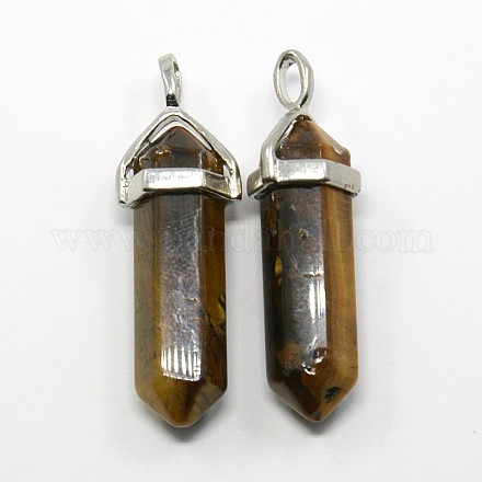 Gemstone Double Terminated Pointed Pendants G-N0037-04-1