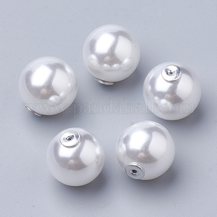 Perle di perle imitazione plastica abs OACR-R069-12mm-01S-1
