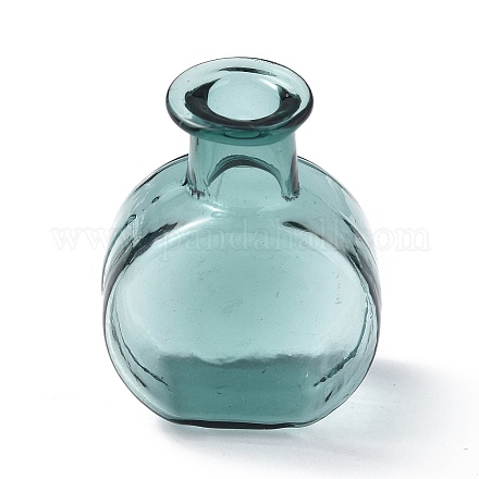 Adornos de jarrón de flores secas de vidrio en miniatura GLAA-A006-01H-1