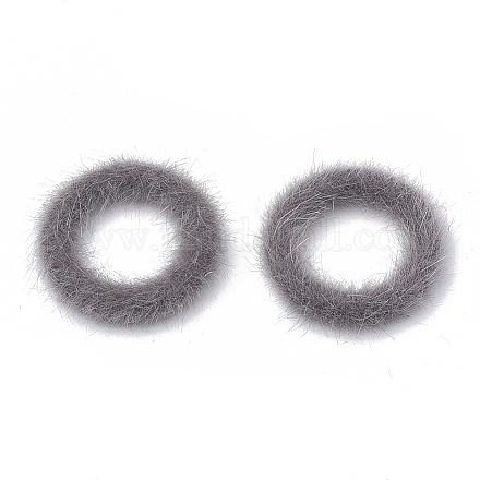 Anelli di collegamento ricoperti in pelliccia di visone sintetico X-WOVE-N009-07E-1