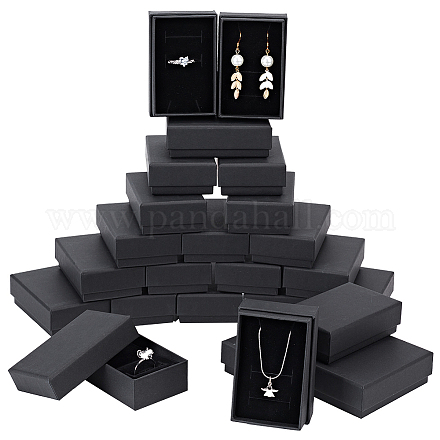 Kraft Paper Cardboard Jewelry Boxes CBOX-BC0001-16-1