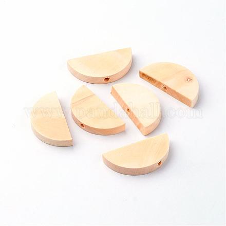 Perle di legno non finite WOOD-Q024-08-1