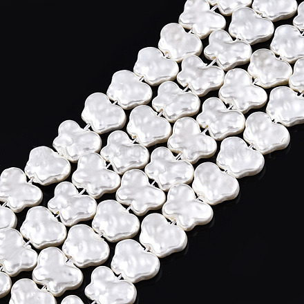 Brins de perles d'imitation en plastique ABS KY-N015-10-B01-1