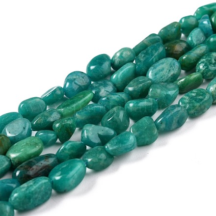 Natural Amazonite Beads Strands G-G018-73-1