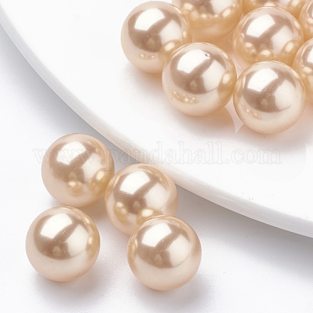 Eco-Friendly Plastic Imitation Pearl Beads MACR-S277-3mm-C13-1