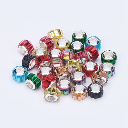 Glass European Beads GLAA-P041-01P-M-1