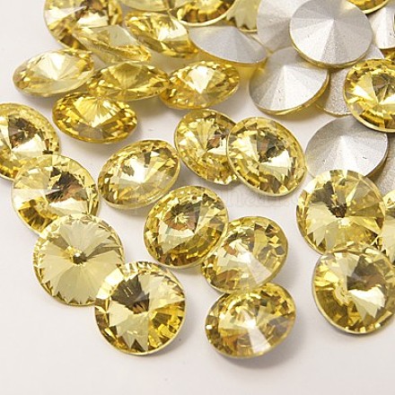 Diamante de imitación de cristal en punta RGLA-D001-14mm-213-1
