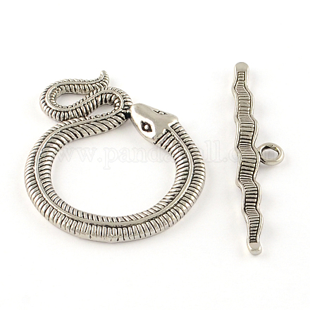 Cierres de serpiente de estilo tibetano X-TIBE-A5836-AS-NR-1