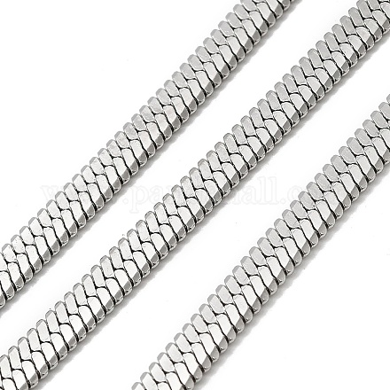 304 плоские змеиные цепочки из нержавеющей стали CHS-E012-04P-1