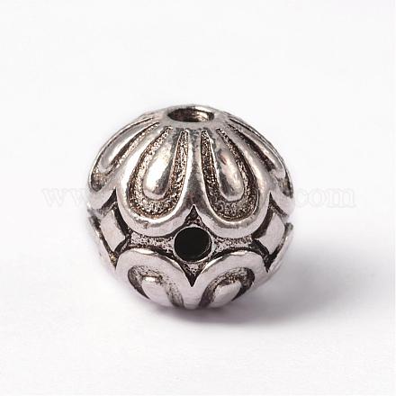 Tibetan Style Alloy 3 Hole Guru Beads TIBEB-YC65950-AS-1