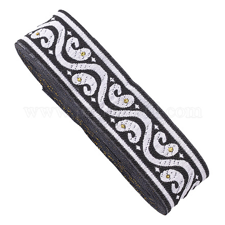 Полиэфирная лента с вышивкой в этническом стиле WG80768-04-1