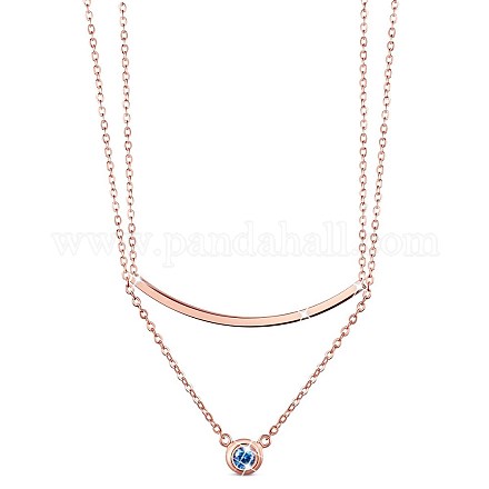 Многоуровневые ожерелья shegrace 925 из стерлингового серебра JN657C-1