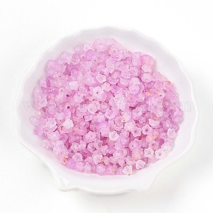 Perles en acrylique transparent mat OACR-N137-72D-1