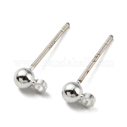 Accessoires de clous d'oreilles en laiton FIND-R144-13A-S-1