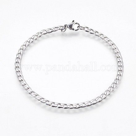 Bracelets maillon chaîne en 304 acier inoxydable BJEW-P236-13P-1