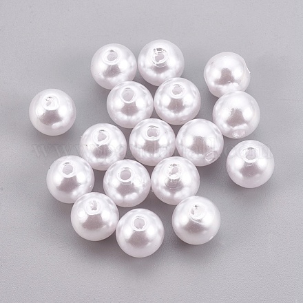 Perles d'imitation perles en plastique ABS KY-G009-10mm-03-1