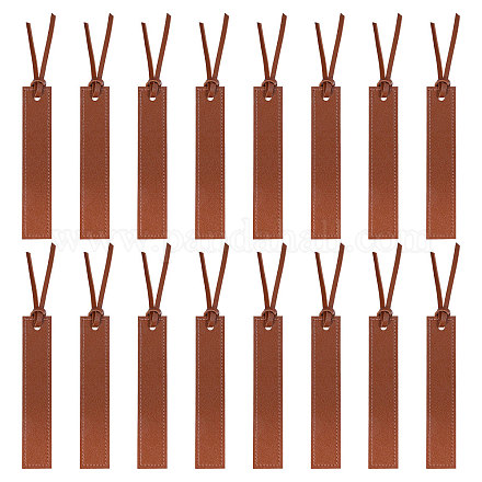 16 marcapáginas de cuero sintético&nbsp;AJEW-GL0003-23-1
