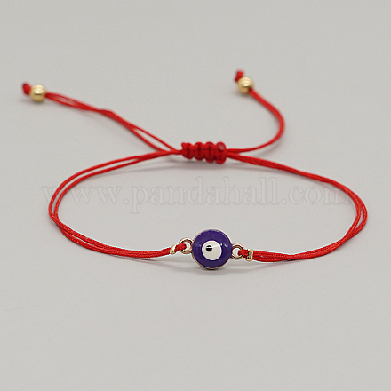 Alloy Evil Eye Link Bracelet TI1852-2-1