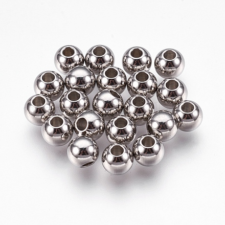 316 Stainless Steel Spacer Beads STAS-G176-46P-A-1