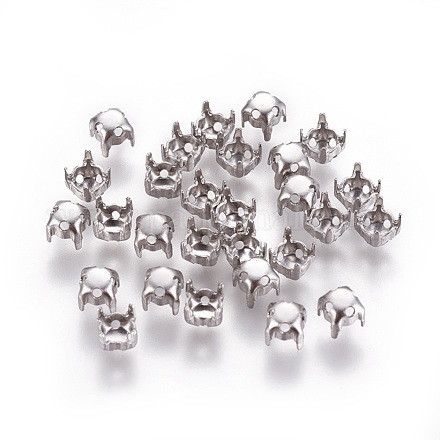 316 Stainless Steel Sew on Prong Settings X-STAS-I118-05P-01-1