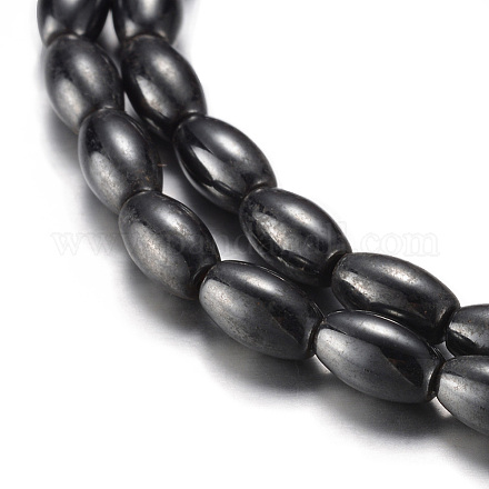 Chapelets de perles en hématite synthétique magnétique&nbsp;G-A164-12A-1