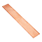 Copper Sheet, Rectangle, Red Copper, 305x49.5x3mm